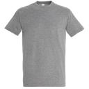 SOLS Mens Imperial Heavyweight Short Sleeve T-Shirt Grey Marl Mens T-Shirt