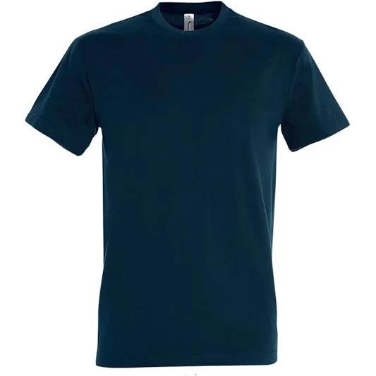 SOLS Mens Imperial Heavyweight Short Sleeve T-Shirt Petroleum Blue Mens T-Shirt