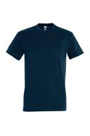 SOLS Mens Imperial Heavyweight Short Sleeve T-Shirt Petroleum Blue Mens T-Shirt
