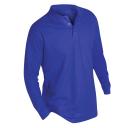SOLS Mens Winter II Long Sleeve Pique Cotton Polo Shirt Burgundy Mens Polo