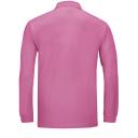 SOLS Mens Winter II Long Sleeve Pique Cotton Polo Shirt (Flash Pink) (M)