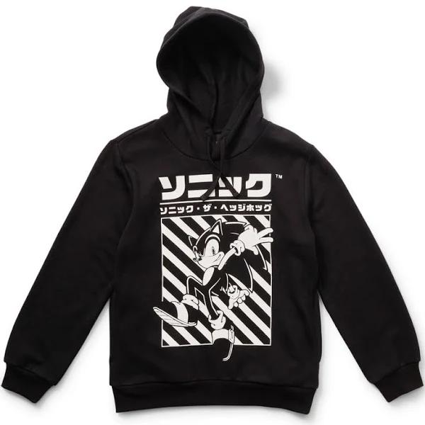 Sonic The Hedgehog Boys Hoodie - Black - Size 14