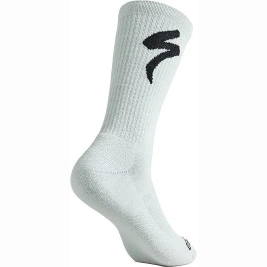 Specialized Merino Midweight Logo Long Socks White EU 36-39 Man