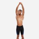 Speedo Allover V-Cut Jammer Shorts Black Navy Blue - 38