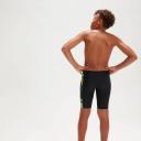 Speedo Boys Allover Panel Jammer - Black/Multi Waist Size 26