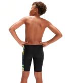 Speedo Boys Allover Panel Jammer - Black/Multi Waist Size 26