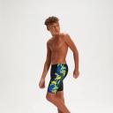 Speedo Boys Allover Panel Jammer - Black/Multi Waist Size 28