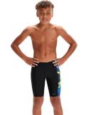 Speedo Boys Boom Placement Jammer - Navy/red- Swimwear Galore