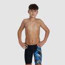 Speedo Boys Digital Allover V Cut Jammer Black 10