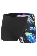 Speedo Boys Incite Aquashorts Swim Racer Shortss - Black/green- Swimwear Galore
