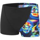 Speedo Boys Incite Aquashorts Swim Racer Shortss - Black/green- Swimwear Galore