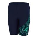 Speedo Boys Plastisol Placement Jammer Black 10