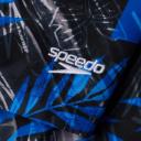 Speedo Boys Printed 13" Watershort Black/Pool/ Chroma Blue / L