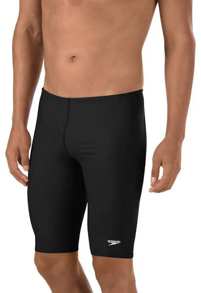 Speedo Boys Swimsuit Jammer Powerflex Eco Solid Youth New Black 22