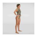 Speedo Digi Interference Allover Starback Swimsuit Multicolor UK 28 Woman