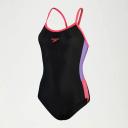 Speedo Dive Thinstrap Muscleback Swimsuit Black UK 32 Woman 8-1291214359-32