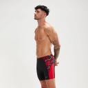 Speedo Eco Endurance+ Splice Swim Shorts Black Red White - 28