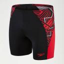 Speedo Eco Endurance+ Splice Swim Shorts Black Red White - 28