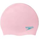 Speedo Elastomeric Solid Silicone Swim Cap - Peacoat/Gleaming Green - Swimoutlet.com