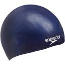 Speedo Elastomeric Solid Silicone Swim Cap - Peacoat/Gleaming Green - Swimoutlet.com
