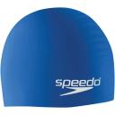 Speedo Elastomeric Solid Silicone Swim Cap - Peacoat/Gleaming Green - Swimoutlet.com