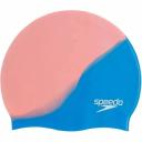 Speedo Elastomeric Solid Silicone Swim Cap - Peacoat/Gleaming Green - Swimoutlet.com