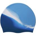 Speedo Elastomeric Solid Silicone Swim Cap - Peacoat/Gleaming Green - Swimoutlet.com