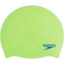 Speedo Elastomeric Solid Silicone Swim Cap - Peacoat/Gleaming Green - Swimoutlet.com