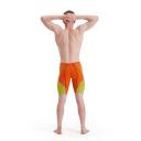 Speedo Fastskin LZR Pure Intent High Waist Jammer Shorts Green Orange - 20