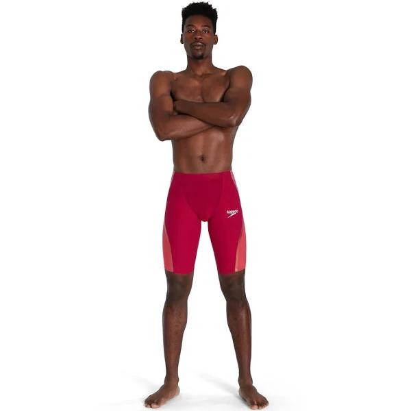 Speedo Fastskin LZR Pure Intent High Waist Jammer Swim Shorts Red - 20