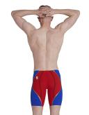 Speedo Fastskin LZR Pure Intent Jammer Shorts Red Blue - 25