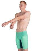 Speedo Fastskin LZR Pure Valor High Waisted Jammer - Green/Blue