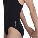 Speedo Girls Medalist One Piece Swimsuit Black 7-8 Years