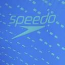 Speedo Girls Medley Logo Medalist Swimsuit - Blue/Green Age 15-16