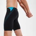 Speedo Hyper Boom Splice Swim Shorts Black Light Blue - 26