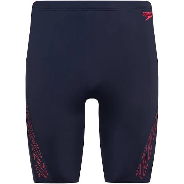 Speedo Hyper Boom Splice Swim Shorts Black Red - 40