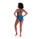 Speedo Hyperboom Allover Medalist Swimsuit Blue Women - 34