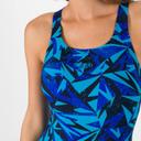 Speedo Hyperboom Allover Medalist Swimsuit Blue Women - 34