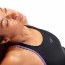Speedo Hyperboom Placement Racerback Swimsuit - Black/Lilac