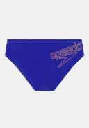 Speedo Logo 6.5cm Swimming Brief Blue 5-6 Years Boy