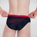 Speedo Logo 7cm Swimming Brief Black UK 32 Man