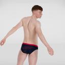 Speedo Logo 7cm Swimming Brief Black UK 32 Man