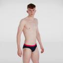 Speedo Logo 7cm Swimming Brief Black UK 32 Man