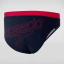 Speedo Logo 7cm Swimming Brief Black UK 32 Man