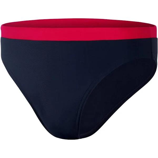 Speedo Logo 7cm Swimming Brief Black UK 32 Man