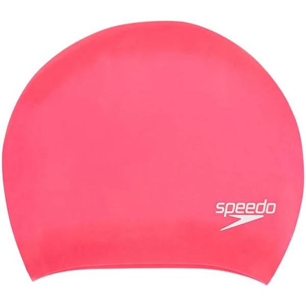Speedo Long Hair Cap - Pink- Swimwear Galore