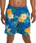 Speedo Men's 18" Printed Swim Trunks - Palace Blue - Swimoutlet.com
