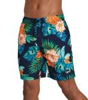 Speedo Men's 18" Printed Swim Trunks - Peacoat - Swimoutlet.com