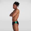 Speedo - Men's Black Swim Briefs - Boom Splice Brief - Size 8 at The Iconic