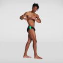 Speedo - Men's Black Swim Briefs - Boom Splice Brief - Size 8 at The Iconic